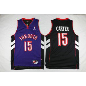 NBA Raptors 15 Vince Carter Black Purple Nike Mesh Men Jersey