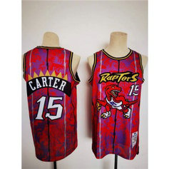 NBA Raptors 15 Vince Carter Lunar New Year Tiger CNY 4.0 Throwback Men Jersey