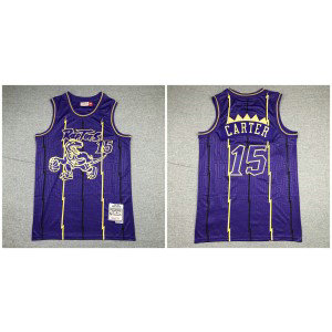 NBA Raptors 15 Vince Carter Purple 1998-99 Hardwood Classics Men Jersey