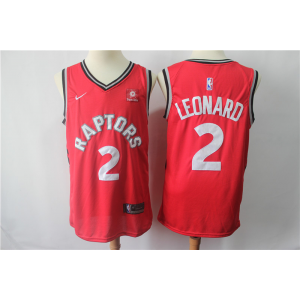 NBA Raptors 2 Kawhi Leonard Red Nike Men Jersey