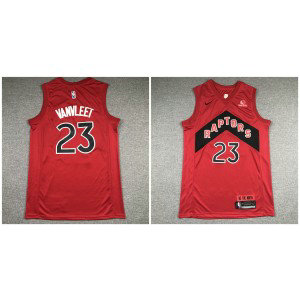 NBA Raptors 23 Fred VanVleet Red Men Jersey