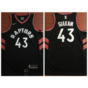NBA Raptors 43 Pascal Siakam Black Nike Swingman Men Jersey 1