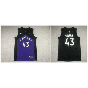 NBA Raptors 43 Pascal Siakam Black Purple Nike Men Jersey