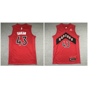 NBA Raptors 43 Pascal Siakam Red Men Jersey
