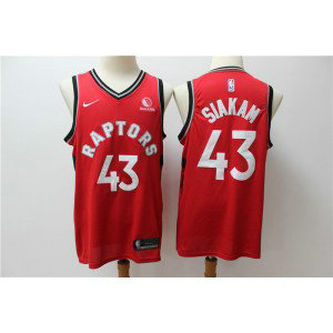 NBA Raptors 43 Pascal Siakam Red Nike Men Jersey 1
