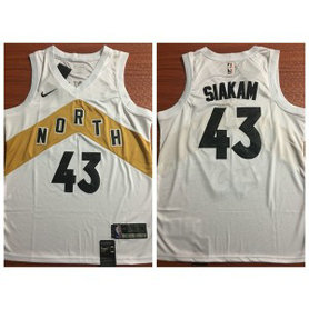 NBA Raptors 43 Pascal Siakam White Cit Edition Nike Men Jersey 1
