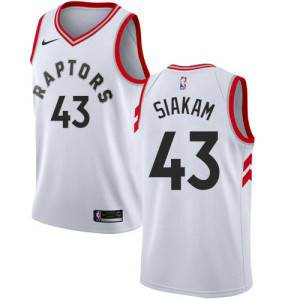 NBA Raptors 43 Pascal Siakam White Nike Swingman Men Jersey 1