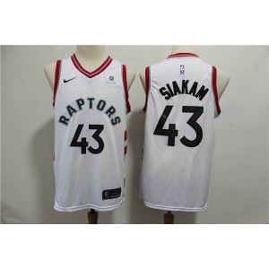 NBA Raptors 43 Pascal Siakam White Nike Swingman Men Jersey With Logo