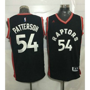 NBA Raptors 54 Patrick Patterson Black Men Jersey
