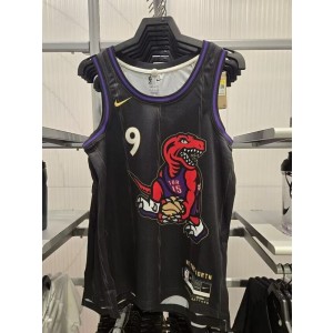 NBA Raptors 9 Barrett Black 2024 New Nike Men Jersey