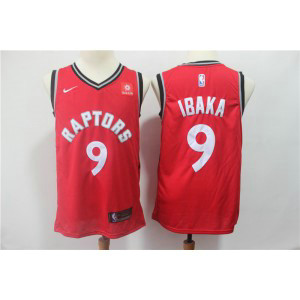 NBA Raptors 9 Serge Ibaka Red Nike Swingman Men Jersey
