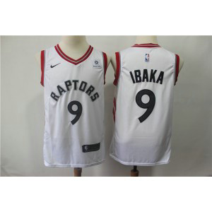 NBA Raptors 9 Serge Ibaka White Nike Swingman Men Jersey