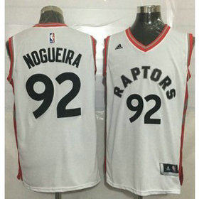 NBA Raptors 92 Lucas Nogueira White Men Jersey