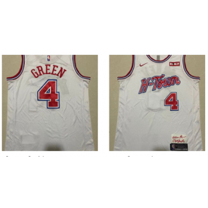 NBA Rocket 4 Jalen Green White Nike Men Jersey NBA Rocket 4 Jalen Green White Nike Men Jersey