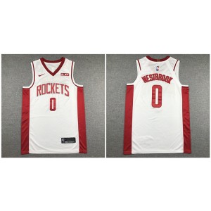 NBA Rockets 0 Russell Westbrook White Nike Men Jersey NBA Rockets 0 Russell Westbrook White Nike Men Jersey