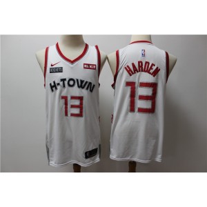 NBA Rockets 13 James Harden White Nike City Edition Men Jersey 1 NBA Rockets 13 James Harden White Nike City Edition Men Jersey 1