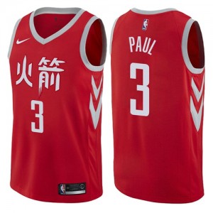 NBA Rockets 3 Chris Paul Red Nike City Edition Swingman Men Jersey NBA Rockets 3 Chris Paul Red Nike City Edition Swingman Men Jersey