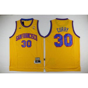 NBA San Francisco Warriors 30 Stephen Curry 1962-64 Hardwood Classic Throwback Yellow Men Jersey NBA San Francisco Warriors 30 Stephen Curry 1962-64 Hardwood Classic Throwback Yellow Men Jersey