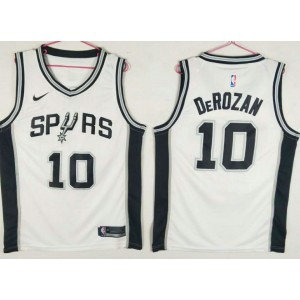NBA Spurs 10 DeMar DeRozan White Nike Swingman Men Jersey NBA Spurs 10 DeMar DeRozan White Nike Swingman Men Jersey