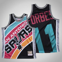 NBA Spurs 11 Bryn Forbes Mitchell&Ness Big Face Men Jersey NBA Spurs 11 Bryn Forbes Mitchell&Ness Big Face Men Jersey