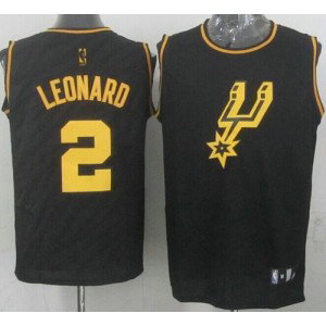 NBA Spurs 2 Kawhi Leonard Black Precious Metals Men Jersey NBA Spurs 2 Kawhi Leonard Black Precious Metals Men Jersey