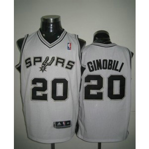 NBA Spurs 20 Manu Ginobili White Revolution 30 Men Jersey NBA Spurs 20 Manu Ginobili White Revolution 30 Men Jersey