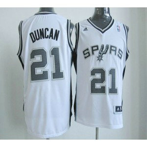 NBA Spurs 21 Tim Duncan White Revolution 30 Men Jerseys NBA Spurs 21 Tim Duncan White Revolution 30 Men Jerseys