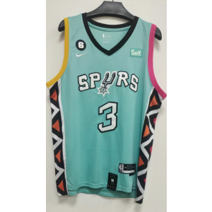 NBA Spurs 3 Keldon Johnson 2022-23 City Green Nike Men Jersey NBA Spurs 3 Keldon Johnson 2022-23 City Green Nike Men Jersey