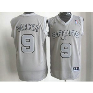 NBA Spurs 9 Tony Parker Grey Big Color Men Jersey NBA Spurs 9 Tony Parker Grey Big Color Men Jersey