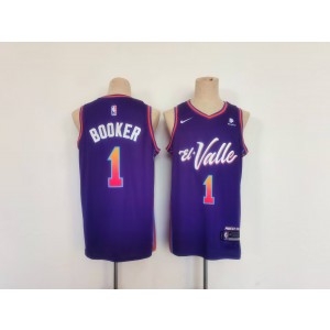 NBA Suns 1 Booker Purple Nike Youth Jersey NBA Suns 1 Booker Purple Nike Youth Jersey