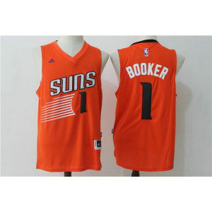 NBA Suns 1 Devin Booker 2016 Alternate Orange New Swingman Men Jersey NBA Suns 1 Devin Booker 2016 Alternate Orange New Swingman Men Jersey