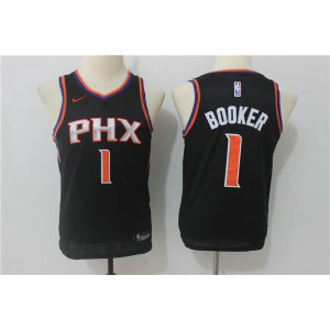 NBA Suns 1 Devin Booker Black Nike Swingman Youth Jersey NBA Suns 1 Devin Booker Black Nike Swingman Youth Jersey