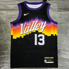 NBA Suns 13 Steve Nash Black Nike Men Jersey