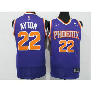 NBA Suns 22 Deandre Ayton Blue 2021 New Men Jersey NBA Suns 22 Deandre Ayton Blue 2021 New Men Jersey