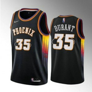 NBA Suns 35 Kevin Durant Black Nike Men Jersey 1 NBA Suns 35 Kevin Durant Black Nike Men Jersey 1