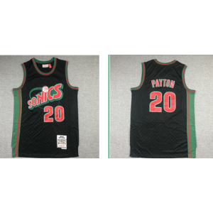 NBA Supersonics 20 Gary Payton Black Men Jersey NBA Supersonics 20 Gary Payton Black Men Jersey