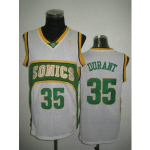 NBA Supersonics 35 Kevin Durant White Men Jersey 1 NBA Supersonics 35 Kevin Durant White Men Jersey 1