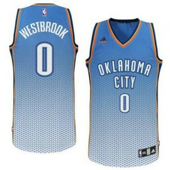 NBA Thunder 0 Russell Westbrook Blue Resonate Swingman Men Jersey NBA Thunder 0 Russell Westbrook Blue Resonate Swingman Men Jersey