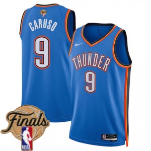 NBA Thunder 9 Alex Caruso Blue 2025 Finals Nike Men Jersey NBA Thunder 9 Alex Caruso Blue 2025 Finals Nike Men Jersey
