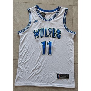 NBA Timberwolves 11 Naz-Reid White Nike Men Jersey