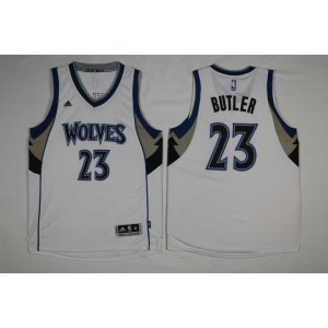 NBA Timberwolves 23 Jimmy Butler Alternate Home White Men Jersey