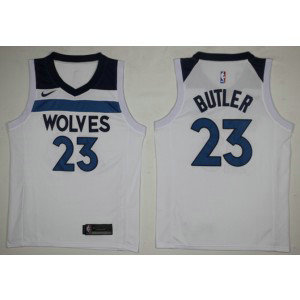 NBA Timberwolves 23 Jimmy Butler White Nike Swingman Men Jersey