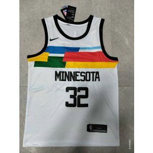 NBA Timberwolves 32 Karl-Anthony Towns Nike Men Jersey
