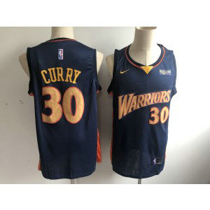 NBA Warrior 30 Stephen Curry Navy Nike Throwback Men Jersey NBA Warrior 30 Stephen Curry Navy Nike Throwback Men Jersey