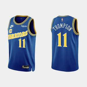 NBA Warriors 11 Klay Thompson 2022-23 Blue Nike Basketball Men Jersey NBA Warriors 11 Klay Thompson 2022-23 Blue Nike Basketball Men Jersey