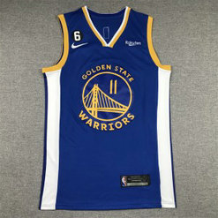 NBA Warriors 11 Klay Thompson Blue 2022-23 New Nike Men Jersey