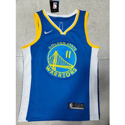 NBA Warriors 11 Klay Thompson Blue Men Jersey NBA Warriors 11 Klay Thompson Blue Men Jersey