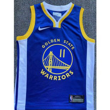 NBA Warriors 11 Klay Thompson Blue Youth Jersey NBA Warriors 11 Klay Thompson Blue Youth Jersey