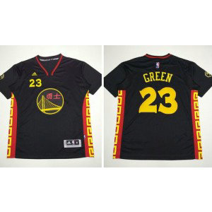 NBA Warriors 23 Draymond Green Black Slate Chinese New Year Men Jersey NBA Warriors 23 Draymond Green Black Slate Chinese New Year Men Jersey