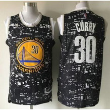 NBA Warriors 30 Stephen Curry Black City Light Men Jersey NBA Warriors 30 Stephen Curry Black City Light Men Jersey